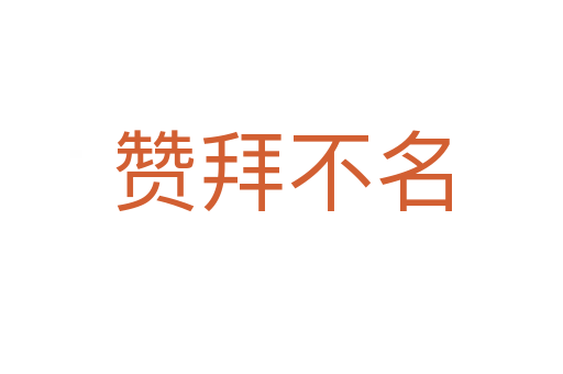 赞拜不名
