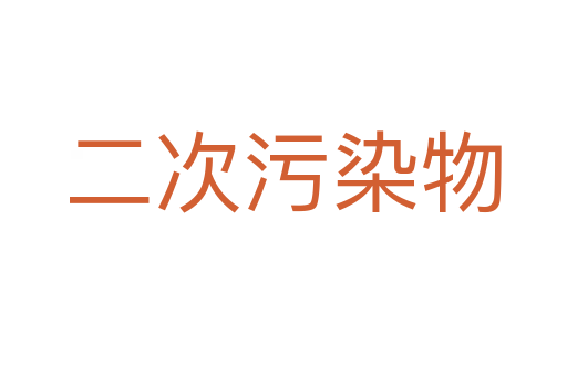 二次污染物