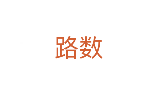 路数
